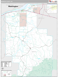 Morrow County, OR Wall Map