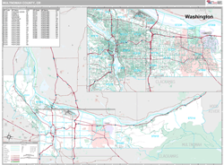 Multnomah County, OR Wall Map