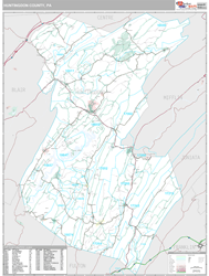 Huntingdon County, PA Wall Map