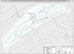 Juniata County, PA Wall Map
