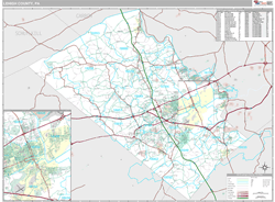 Lehigh County, PA Wall Map