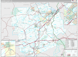 Luzerne County, PA Wall Map