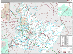 Westmoreland County, PA Wall Map