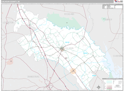 Calhoun County, SC Wall Map