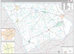 Chesterfield County, SC Wall Map