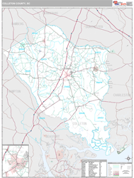 Colleton County, SC Wall Map