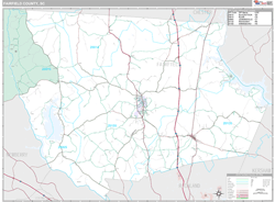 Fairfield County, SC Wall Map