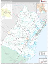 Georgetown County, SC Wall Map