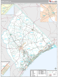 Horry County, SC Wall Map