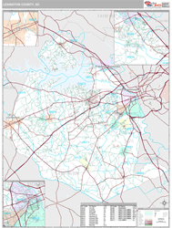 Lexington County, SC Wall Map