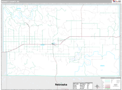 Bennett County, SD Wall Map