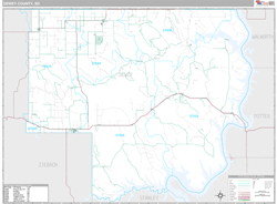 Dewey County, SD Wall Map