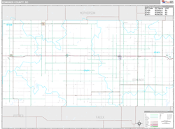 Edmunds County, SD Wall Map