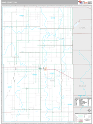 Hand County, SD Wall Map