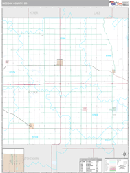 McCook County, SD Wall Map