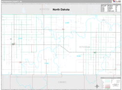 McPherson County, SD Wall Map