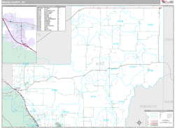 Meade County, SD Wall Map