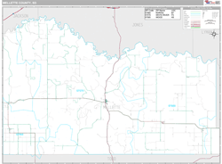 Mellette County, SD Wall Map