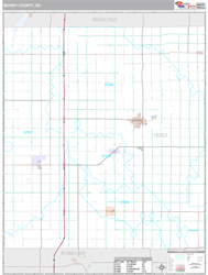 Moody County, SD Wall Map