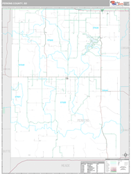 Perkins County, SD Wall Map