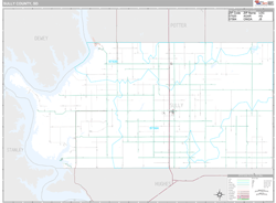 Sully County, SD Wall Map