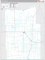 Tripp County, SD Wall Map