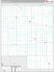 Turner County, SD Wall Map