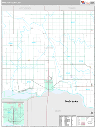 Yankton County, SD Wall Map