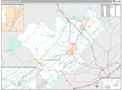 Anderson County, TN Wall Map