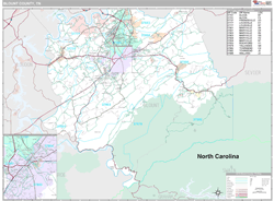 Blount County, TN Wall Map