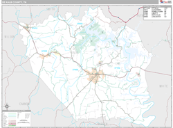 DeKalb County, TN Wall Map