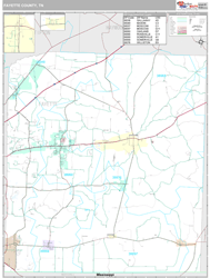 Fayette County, TN Wall Map
