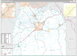 Franklin County, TN Wall Map