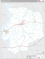 Humphreys County, TN Wall Map