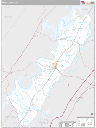 Meigs County, TN Wall Map