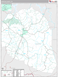 Overton County, TN Wall Map