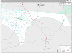 Pickett County, TN Wall Map