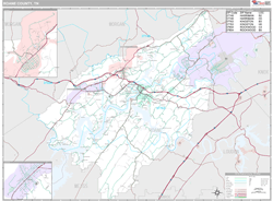 Roane County, TN Wall Map