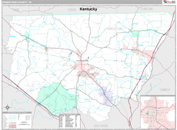 Robertson County, TN Wall Map