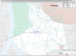 Stewart County, TN Wall Map