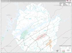 Union County, TN Wall Map