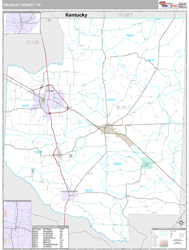 Weakley County, TN Wall Map