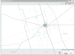 Andrews County, TX Wall Map