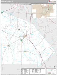 Atascosa County, TX Wall Map