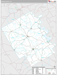 Bosque County, TX Wall Map