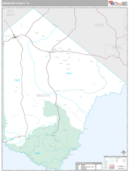 Brewster County, TX Wall Map