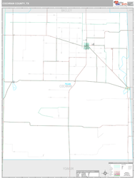 Cochran County, TX Wall Map