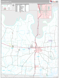 Cooke County, TX Wall Map