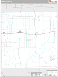 Crosby County, TX Wall Map