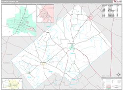 DeWitt County, TX Wall Map